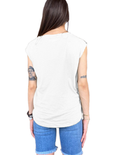 Load image into Gallery viewer, White Cotton Tops &amp; T-Shirt
