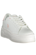 Load image into Gallery viewer, White Polyester Sneaker
